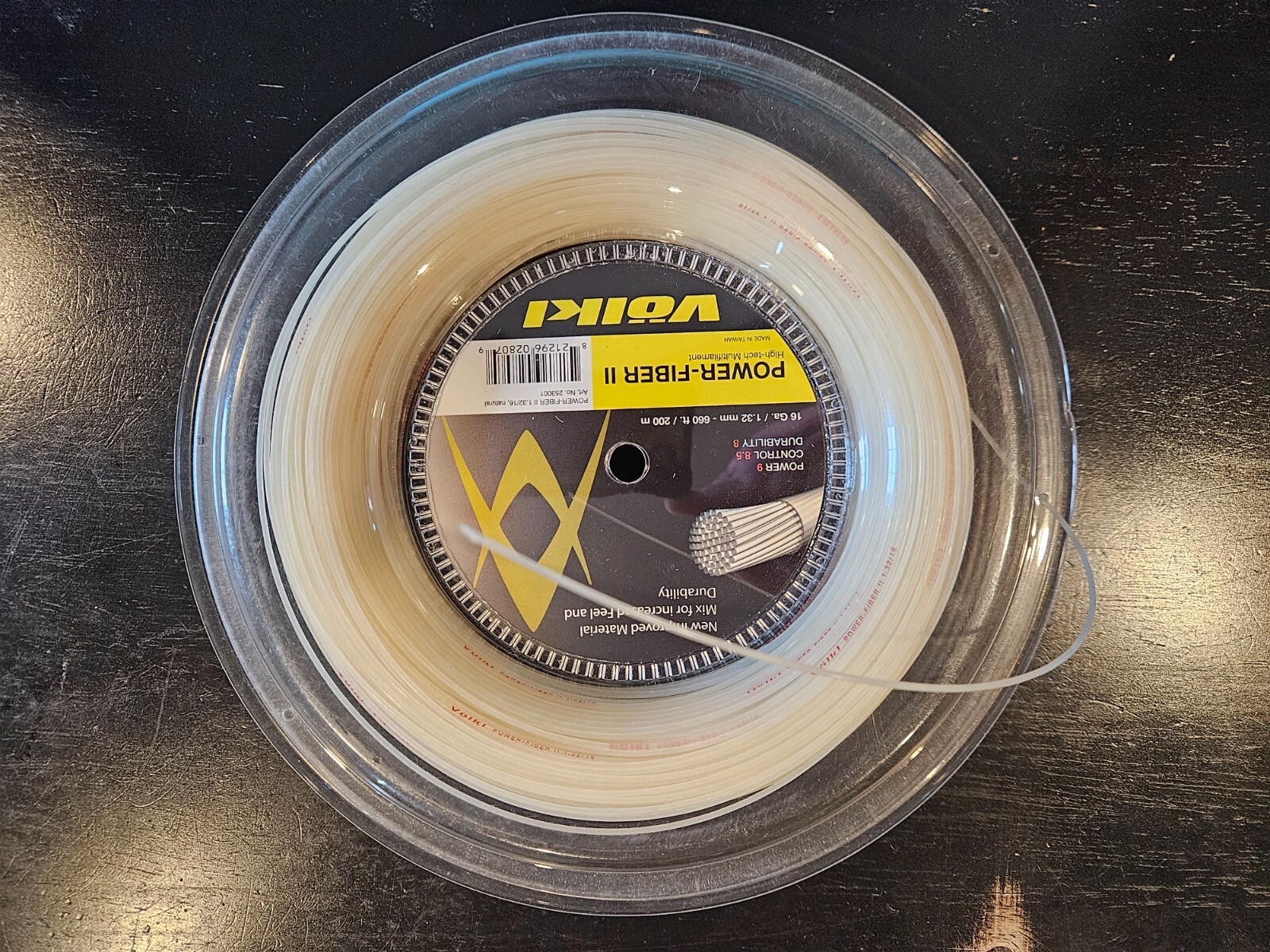 Volkl PowerFibre II 16 Gauge tennis String Reel, used eBay