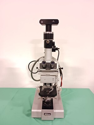 Nikon Apophot Table Microscope w/ Vintage Nikon Camera M-35S 75754