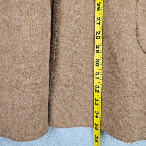 Pendleton Poncho Cape Sweater One Size Beige Lambswool Shawl Blanket Warm Pocket - Picture 15 of 19