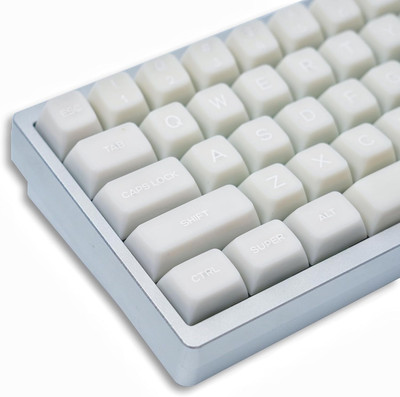 Dagaladoo White Jade Keycap 140Key Double Shot Pbt Keycaps Translucent Shine thr