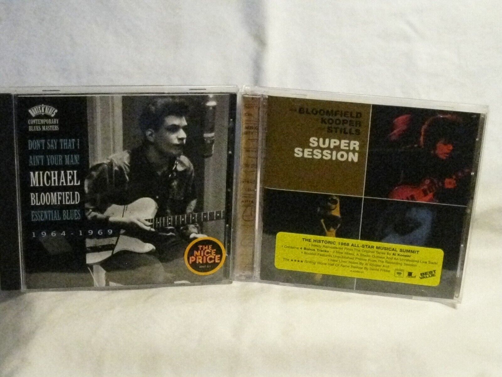 MIKE BLOOMFIELD 2 CD LOT "Essential Blues 1964-1969 + Super Session"