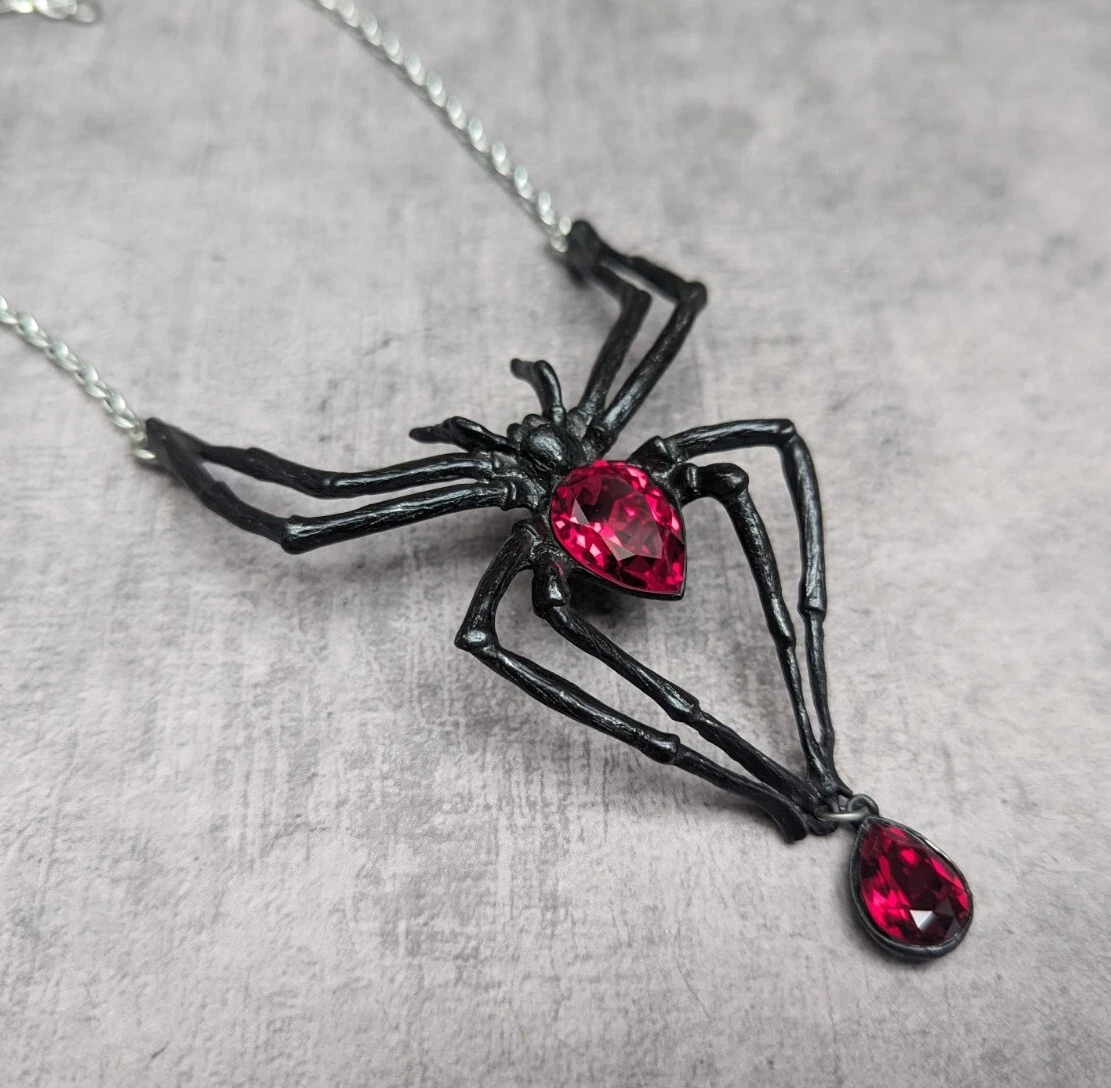 Laced in your web' Necklace – Darkling Beloved