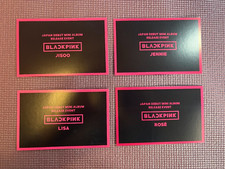 BLACPINK Japan Debut Mini Album Release Event Message Card Set
