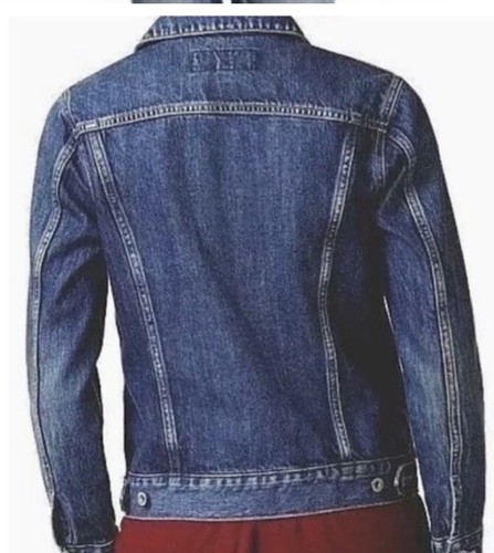 Lucky Brand Tomboy Trucker Denim Jeansjacke Medium Wash Neu mit Etikett $ 109 S - Bild 2 von 18