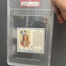 1954 T219 Red Man Indian Chiefs    Sitting Bull #37 PSA 8.5 Set Break