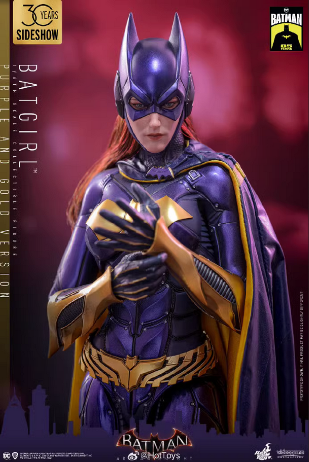 Hot Toys 1/6 VGM65 Batman Arkham Knight Batgirl Purple and Gold