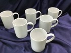 6 CRATE + BARREL basic white MUGS never used! NEW! BONUS WITH BUY IT NOW!! — photo 6