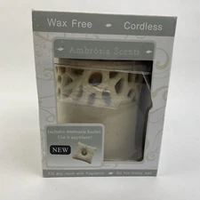 AMBROSIA SCENTS Sachet (Cinnamon Spice) Module HOLDER Aspen Design Cordless NEW