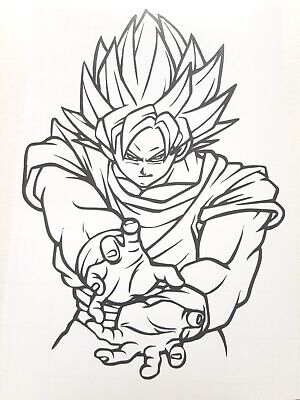 Goku Super Sayajin - InkStickers