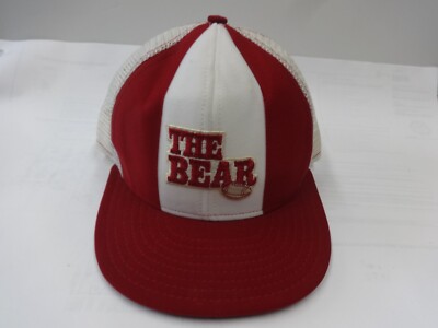 Vintage NCAA Alabama Crimson Tide Men L Bear Bryant Ballcap By AJD Lucky Stripes