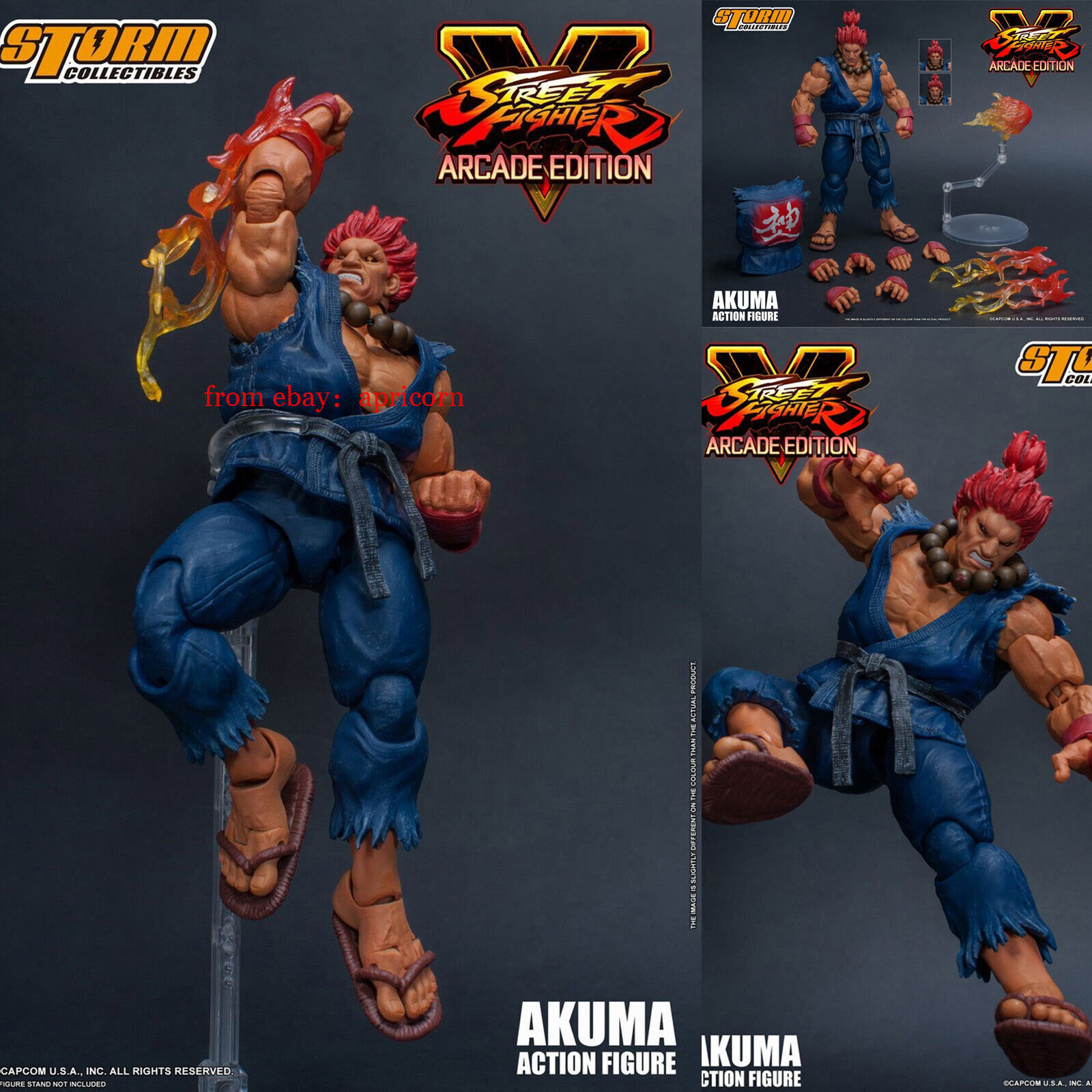 Storm Toys 1/12 Akuma Street Fighter Arcade Edition Gouki Action Figure  Gift NEW