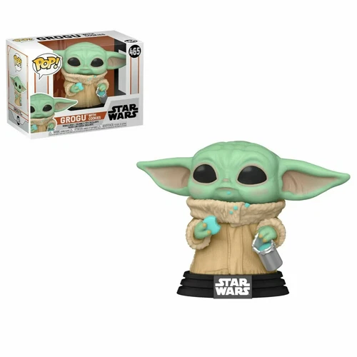 POP Funko Star Wars: The Mandalorian - The Child, Grogu with Cookie 54531