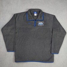 Vintage Reebok NFL Super Bowl XXXIX 2005 Fleece 1/4 Zip Pullover Size Medium