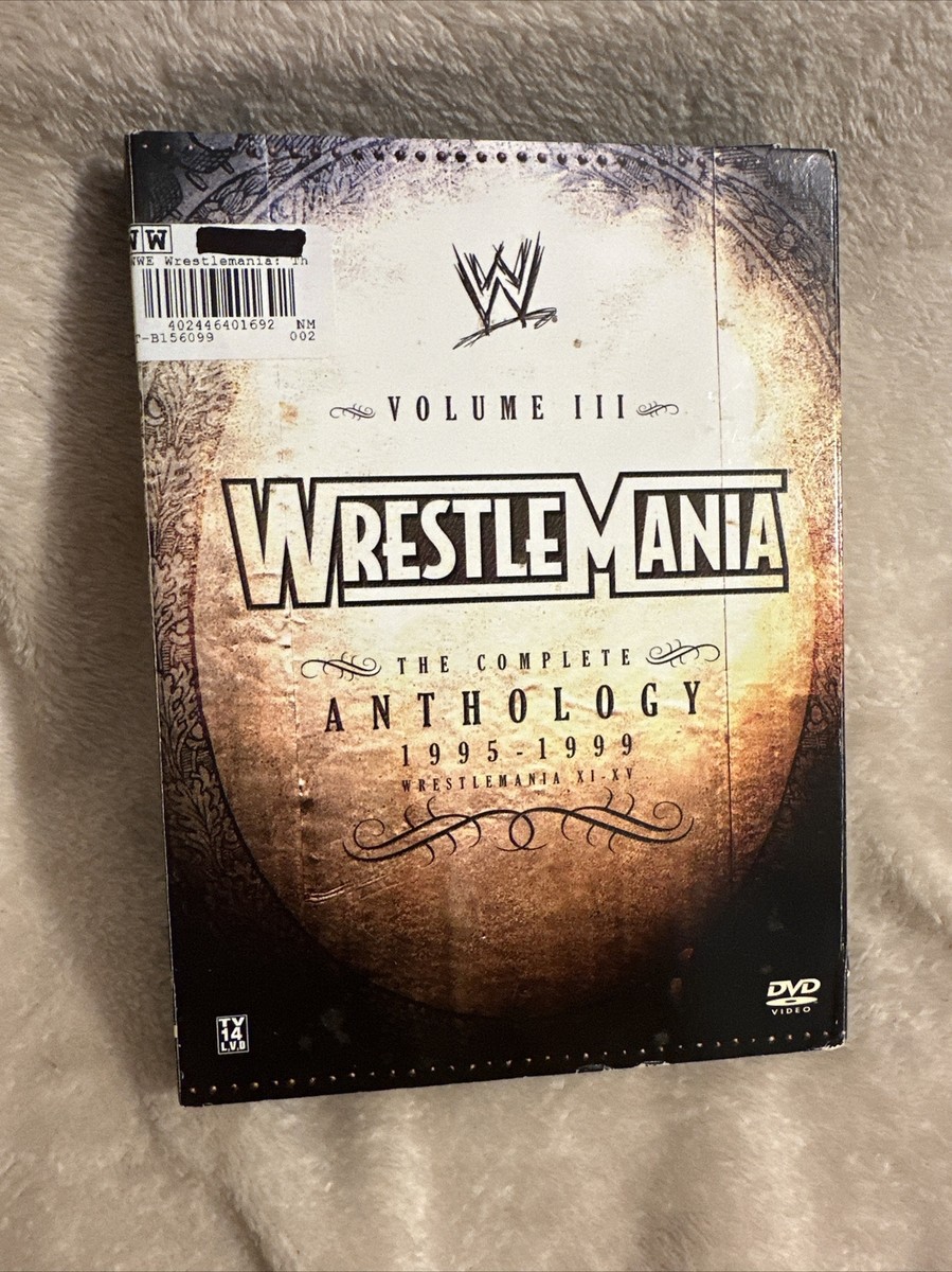 WWE - Wrestlemania Anthology: Vol. 3 (DVD, 2005, 5-Disc Set
