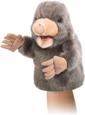 Folkmanis Mole Little Puppet, Multi, One Size