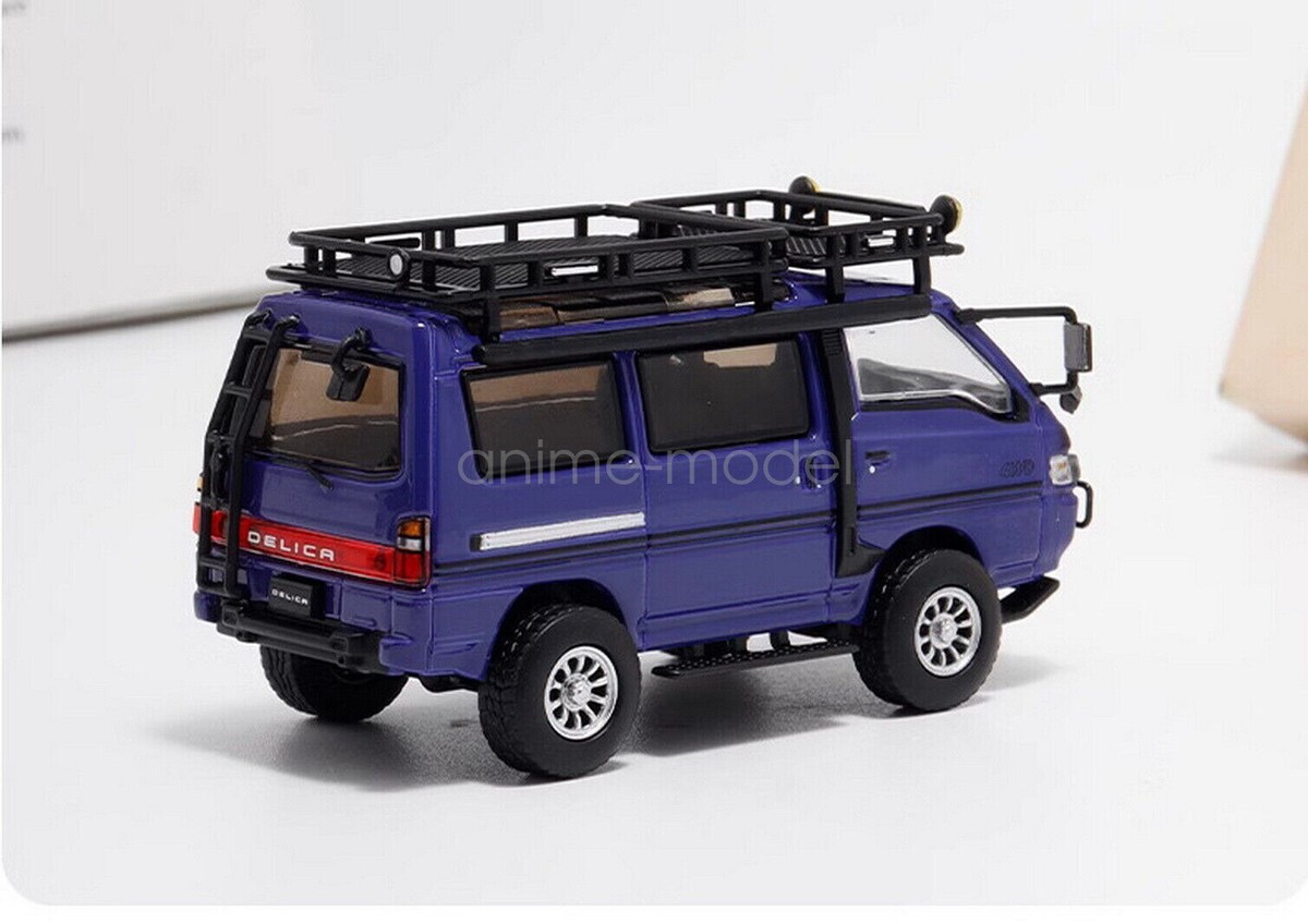 Autobots 1/64 Scale Delica refitted Purple Diecast Car Model Toy