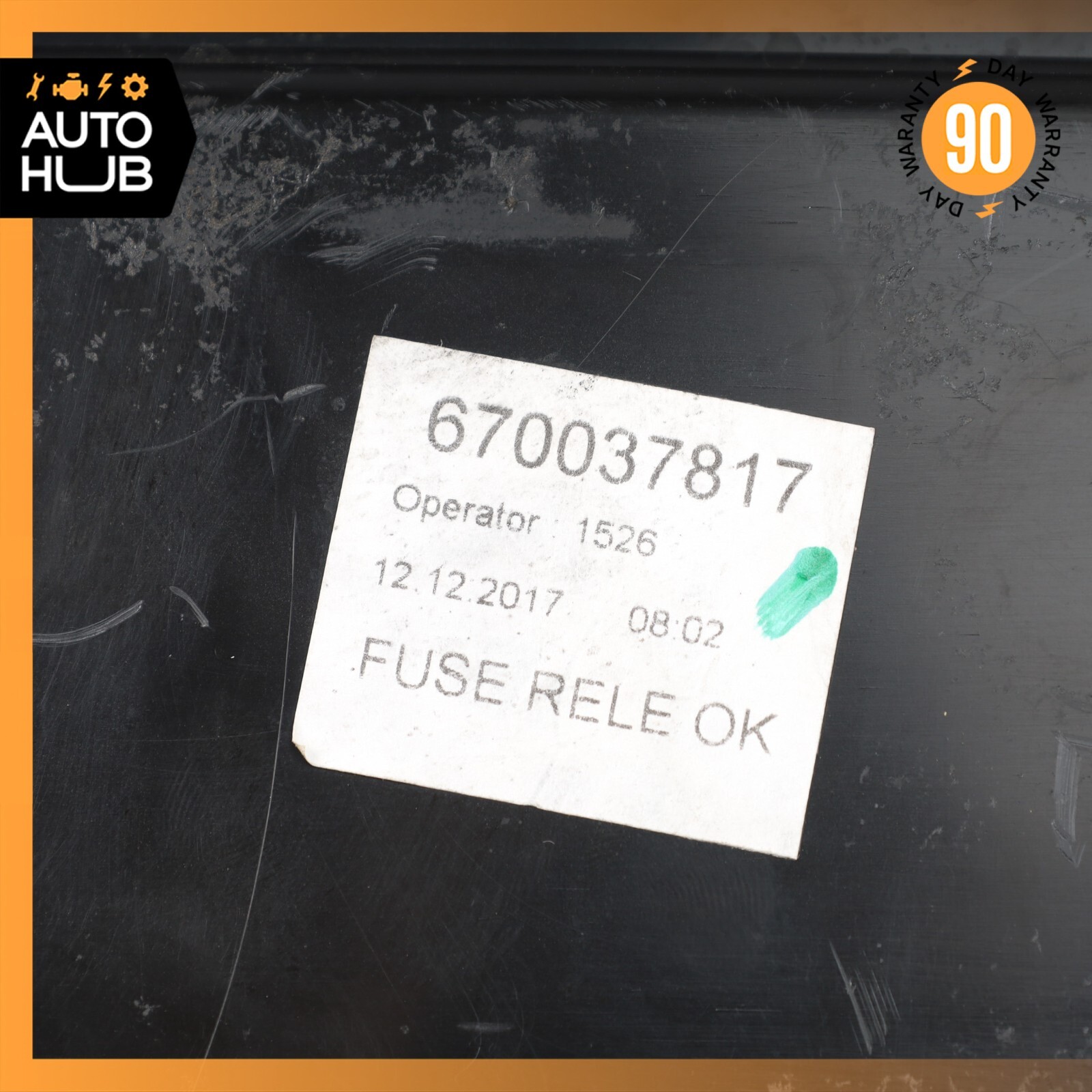 2018 Maserati Ghibli SQ4 M157 Relay Fuse Box Cut 670037817 OEM 41k