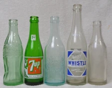 LOT Butte Montana Soda Bottles ACL Embossed Coca Cola Northwestern Bottling 7Up