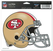 Set of 2-San Francisco 49ers NFL 5"x 6" Decals Window Auto Sticker Emblem -New-