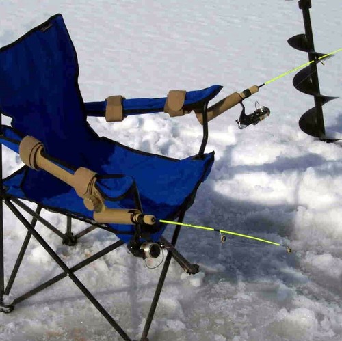 FISH-N-CHUM Leg Mounted Fishing Rod / Pole Holder - Picture 9 of 12