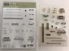 Stampin Up Gratitude For Days Photopolymer Stamp Set 136818 - Set of 22