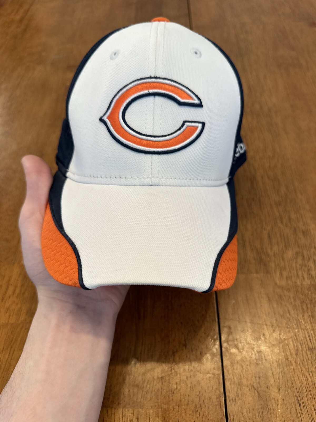 Chicago Bears Reebok NFL Equipment Fitted Hat Small / Medium