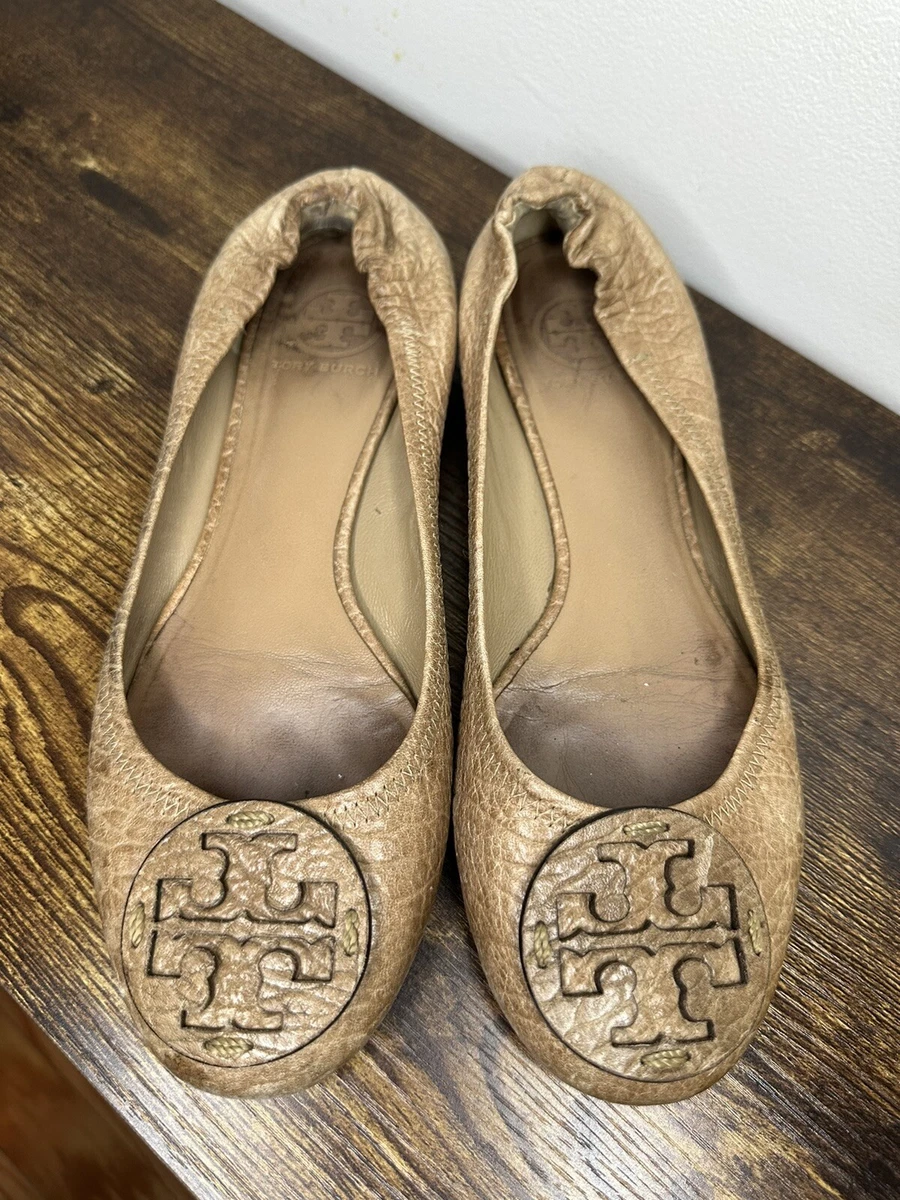 tory burch brown flat