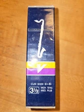 Vandoren Traditional Bass Clarinet Reeds Strength 3 1/2 - 5 Pack