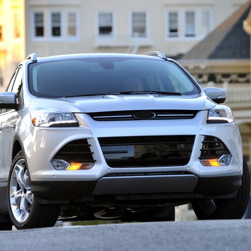 2Pcs Front Left + Right Fog Light Hole Cover For 2013 2014 15-2016 Ford Escape - Picture 2 of 14