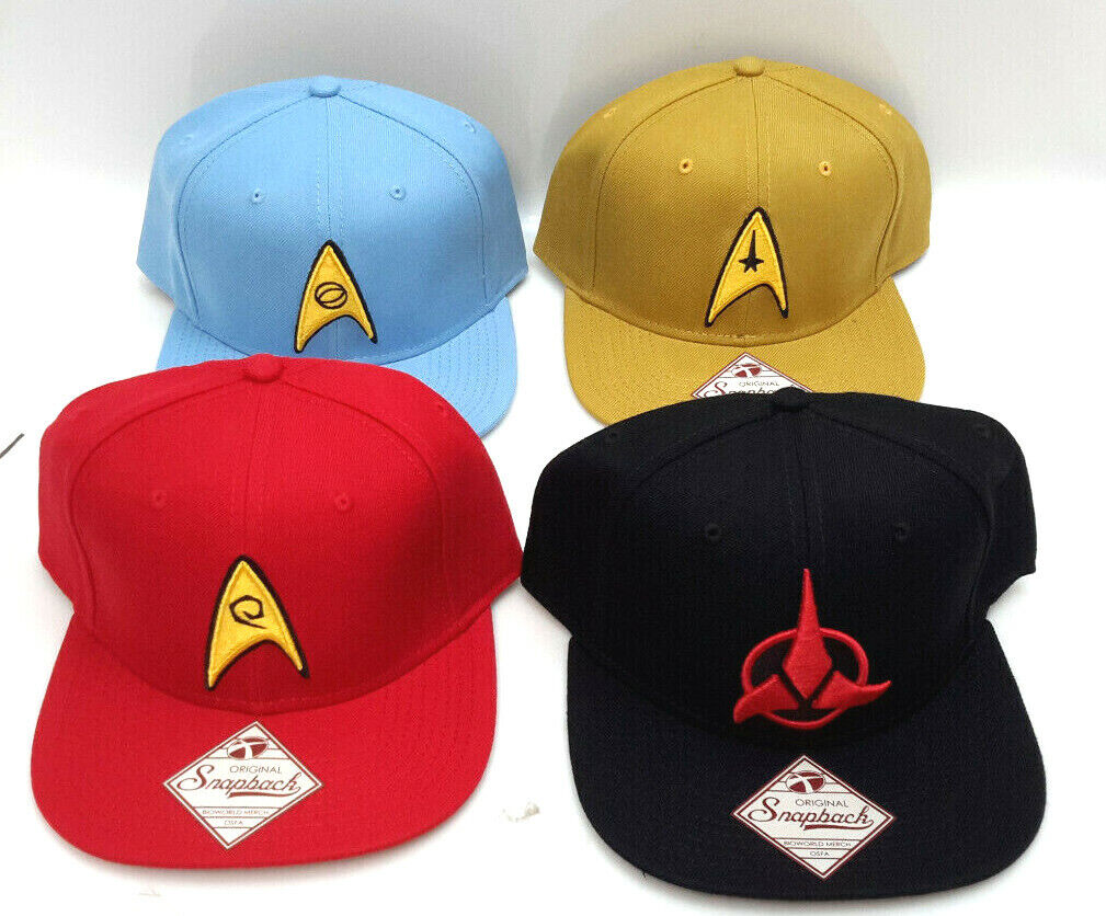 Star Trek Snapback Baseball Cap Collection- Your Choice of 4 Dif