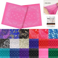 Neck Gaiter Bandana Face Mask Stretch Design Reusable Washable UV Sun Cover Pack