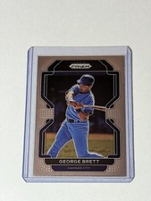 2022 Panini Prizm Baseball GEORGE BRETT #221 TIER III SSP Kansas City Royals HOF