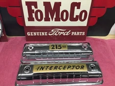 1955 1957 Ford Chrome interceptor Valve Covers 215 HP 1955-1962    292-312