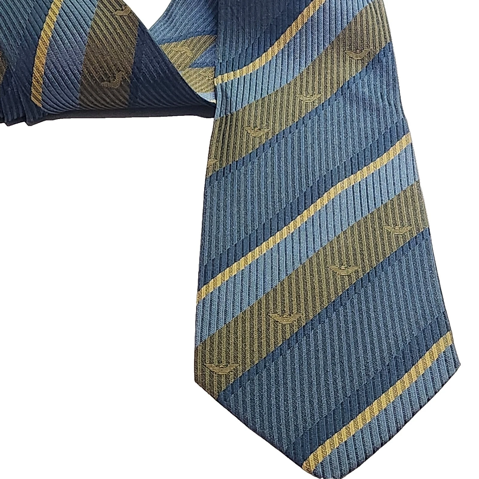 Lazos rayados Giorgio Armani abstracto para hombres