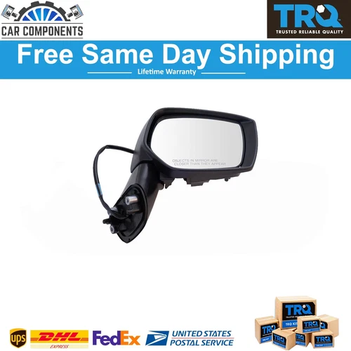 TRQ New Right Mirror Fits 2016-2017 Subaru Crosstrek 2015-2016 Impreza