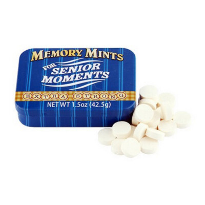 Memory Mints For Senior Moments Fun Gag Tin (611508160204)