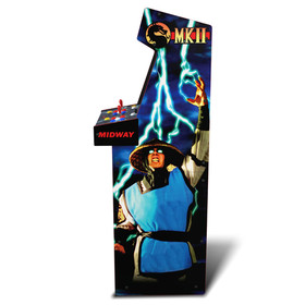 Mortal Kombat II Deluxe Arcade Retro Game 5 Foot Tall Stand Up Cabinet