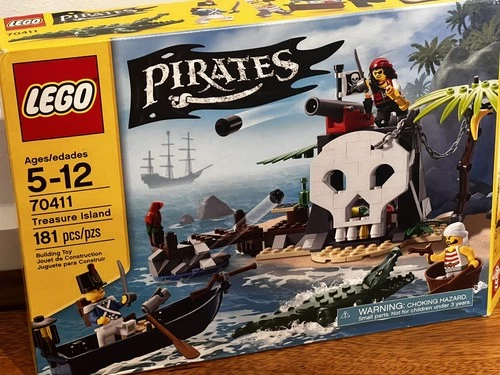 LEGO Pirates: Treasure Island (70411) With box & manual. Retired set. Complete!