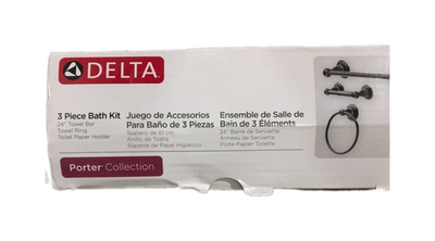 #ad #ad Delta Porter 3 Piece Bath Hardware Set in Oil Rubbed Bronze $49.77