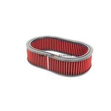 Oval Air Filter Washable Element Air Cleaner Replacement Filter Flow 12x4 Inch