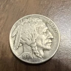 1936 Buffalo Nickel Full Date, Actual Coin, Very fine Checkout All My Buffaloes
