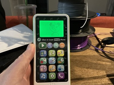 LeapFrog Chat and Count Emoji Phone Green - White Kids Smart Phone