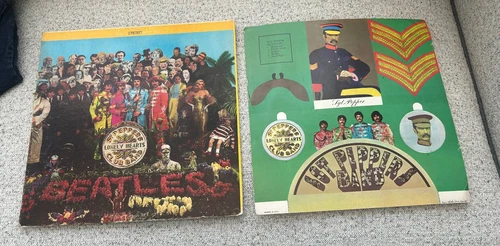 The Beatles 1967 Cover Only Sgt Peppers Lonely Hearts Club Band SMAS 2653 Insert