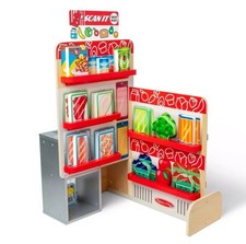 Melissa  Doug Wooden Scan It Shop Mart Play Set With Electronic Scanner New