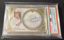 2022 Topps Transcendent Juan Soto Gold Framed Variation Auto #d 03/20 PSA 9 SSP