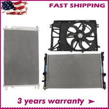 Non-hybrid For 2018-2024 Toyota Camry 2.5l Radiator Ac Condenser And Fan