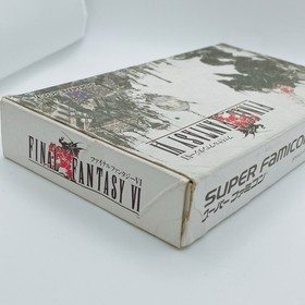 FF Final Fantasy VI 6 Nintendo Super Famicom SFC SNES Japanese Tested Box Manual
