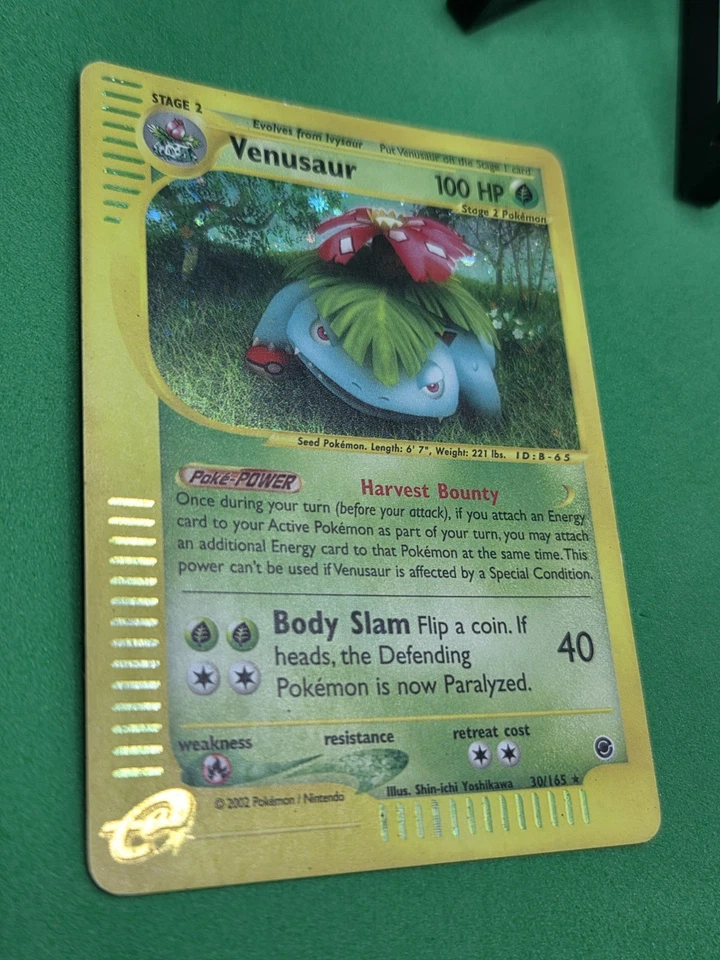 Venusaur 🇬🇧 030/165 aus Expedition Vintage Bisaflor HOLO Pokemonkarte - Bild 2 von 3