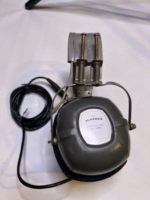 Vintage Headphones- 1970s Superex ST-PRO-Professional Headphones