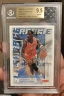 1999-00 UD Victory #282 Michael Jordan Practice Worn Jersey Card BGS 9.5